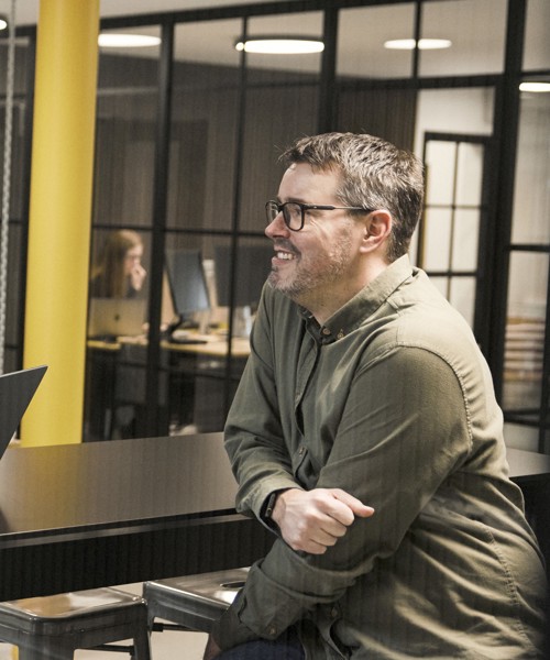Søren Larsen, grafiker i Ørskovgruppen