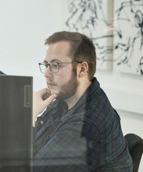 David Osbeck, webudvikler i Ørskovgruppen