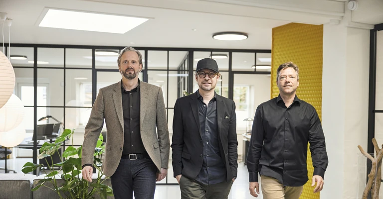 De tre medejere af Ørskovgruppen